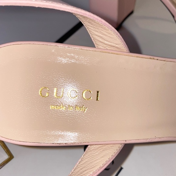 ($750) Gucci GG pink platform heels - Picture 6 of 6
